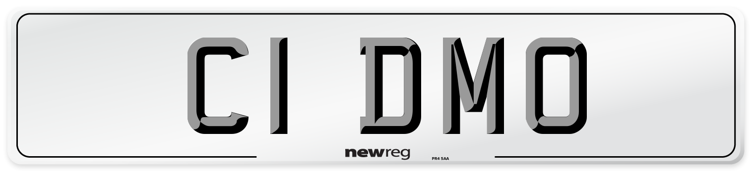 C1 DMO Number Plate from New Reg